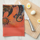 SOUTHWESTLIZARD ART GESCHIRRTUCH (Viertel Falte)