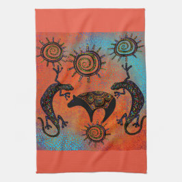 SOUTHWESTLIZARD ART GESCHIRRTUCH