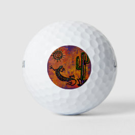 SOUTHWESTLIZARD ART GOLFBALL