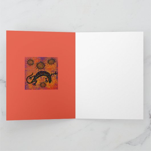 SOUTHWESTLIZARD ART KARTE (Innenseite)