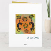 SOUTHWESTLIZARD ART KARTE (Rückseite)