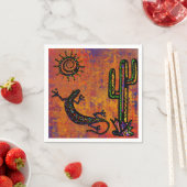 SOUTHWESTLIZARD ART SERVIETTE (Beispiel)