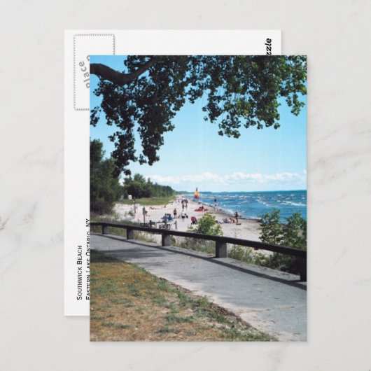 Southwick Beach Postkarte (Vorne/Hinten)