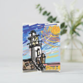 Southwold Lighthouse Postkarte (Stehend Vorderseite)
