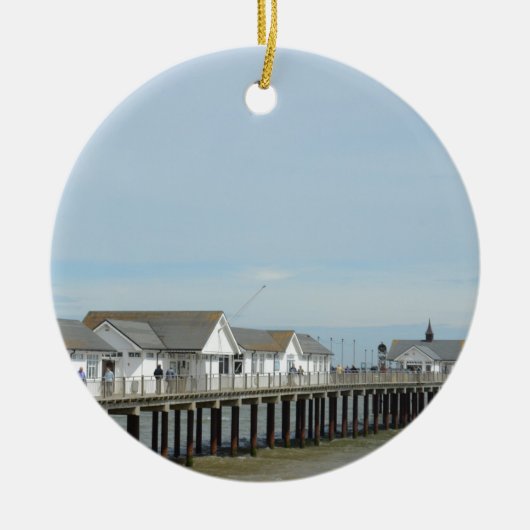 Southwold Pier Suffolk Keramikornament (Vorne)