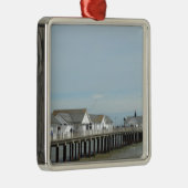 Southwold Pier Suffolk Silbernes Ornament (Rechts)