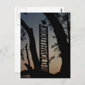 Southwold Sign Postkarte (Vorne/Hinten)