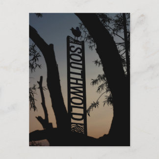 Southwold Sign Postkarte