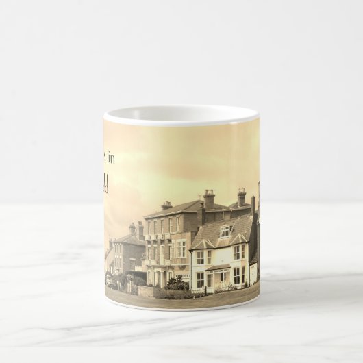 Southwold View Sepia Kaffeetasse (Mittel)