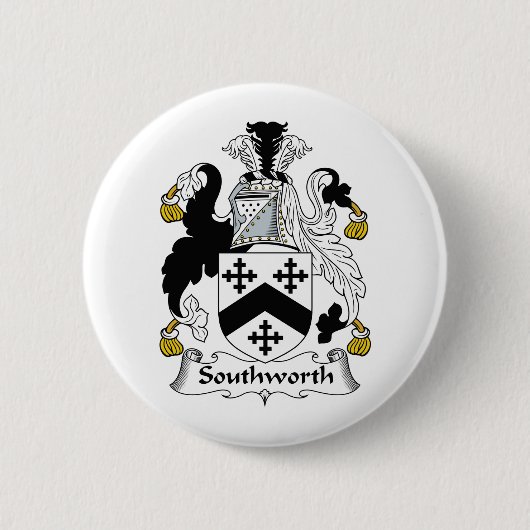 Southworth Familienwappen Button (Vorderseite)