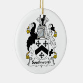 Southworth Familienwappen Keramik Ornament (Rechts)