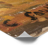 Soutines Bouquet der Blume Poster (Ecke)