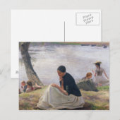 Souvenir, 1891 postkarte (Vorne/Hinten)