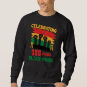 Souvenir Centenary Black History Month CENTENNIAL Sweatshirt (Vorderseite)
