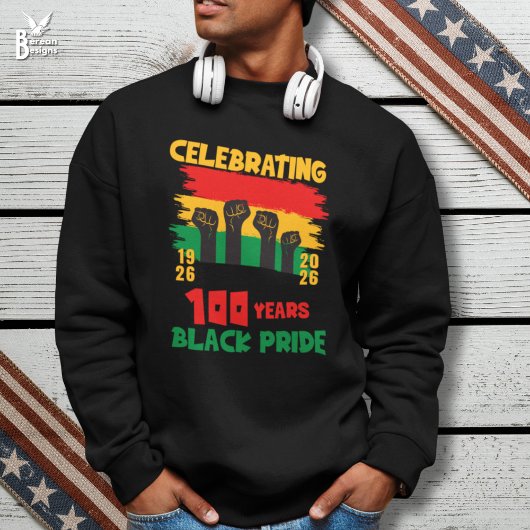 Souvenir Centenary Black History Month Sweatshirt