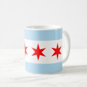 Souvenir Chicago Flag Kaffeetasse (VorderseiteRechts)