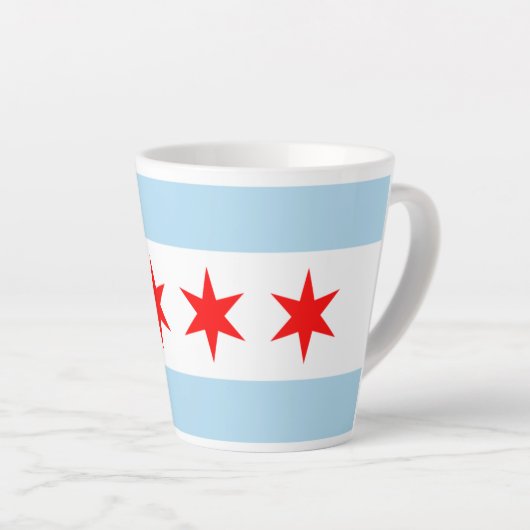 Souvenir Chicago Flag Milchtasse (Rechte Ecke)