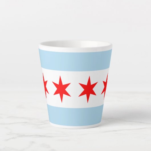 Souvenir Chicago Flag Milchtasse (Vorderseite)