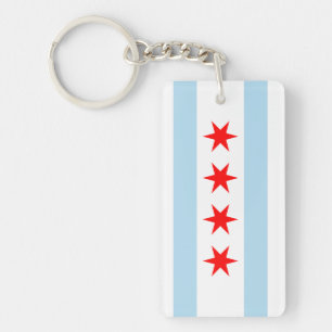Souvenir Chicago Flag Schlüsselanhänger