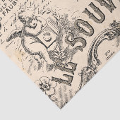 Souvenir Decoupage Tissue Paper - Französisch Vint Seidenpapier (Ausschnitt)