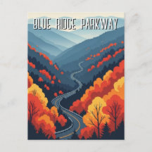 Souvenir der Blue Ridge Parkway aus der Vintage-Ze