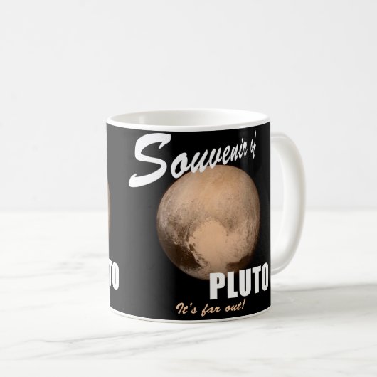 Souvenir der Tasse Pluto (VorderseiteRechts)