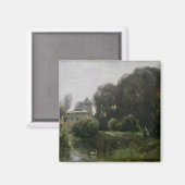 Souvenir der Villa Borghese, 1855 Magnet (Vorderseite/Rückseite)