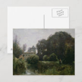 Souvenir der Villa Borghese, 1855 Postkarte (Vorne/Hinten)