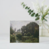 Souvenir der Villa Borghese, 1855 Postkarte (Stehend Vorderseite)