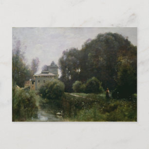 Souvenir der Villa Borghese, 1855 Postkarte