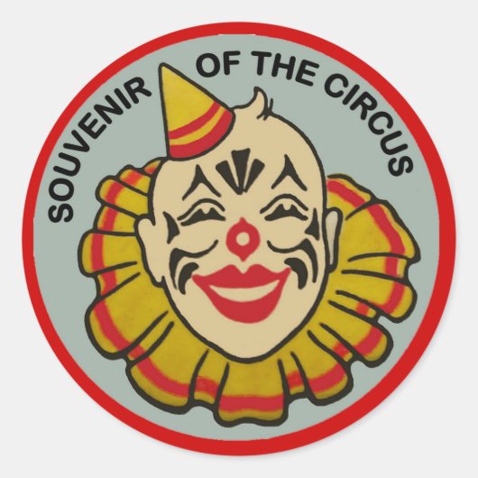 Souvenir des Circus Sticker (Vorderseite)