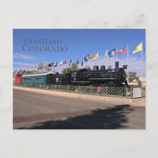 Souvenir des Trinidad Colorado Postkarte (Vorderseite)