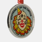 Souvenir des Zirkus Silbernes Ornament (Rechts)