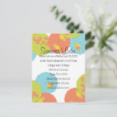 Souvenir Drink Umbrellas Einladung (Stehend Vorderseite)