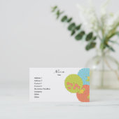 Souvenir Drink Umbrellas Visitenkarte (Stehend Vorderseite)