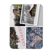 Souvenir-Foto-Collage aus Deutschland Magnet (Vertikal)