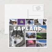 Souvenir-Foto-Collage Postkarte (Vorne/Hinten)