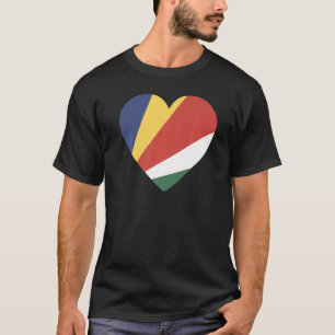 Souvenir für Männer unter der Flagge der Seychelle T-Shirt