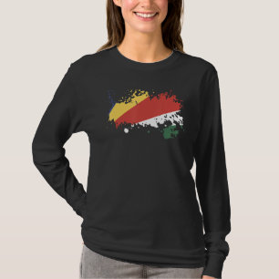 Souvenir für Männer unter der Flagge der Seychelle T-Shirt