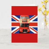 Souvenir Greeting Card aus London England Karte (Gelbe Blume)