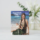 SOUVENIR KUBA MERMAID POSTKARTE (Stehend Vorderseite)
