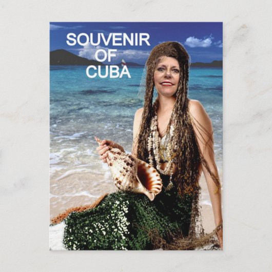 SOUVENIR KUBA MERMAID POSTKARTE (Vorderseite)