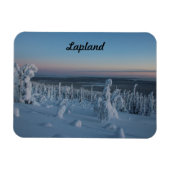 Souvenir La forêt de Laponie en Hive Magnet (Horizontal)
