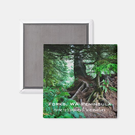 Souvenir Magnet: Gabeln, WA Halbinsel Magnet (Vorderseite/Rückseite)