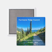 Souvenir Magnet: Hurrikan Ridge, Olympic Nat'l Pk Magnet (Vorderseite/Rückseite)
