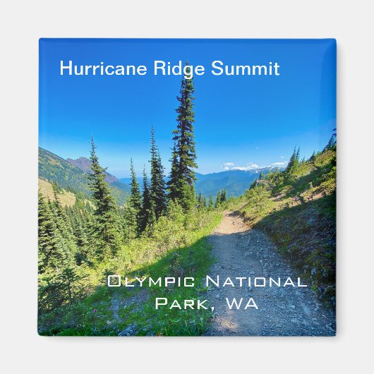 Souvenir Magnet: Hurrikan Ridge, Olympic Nat'l Pk Magnet (Vorne)