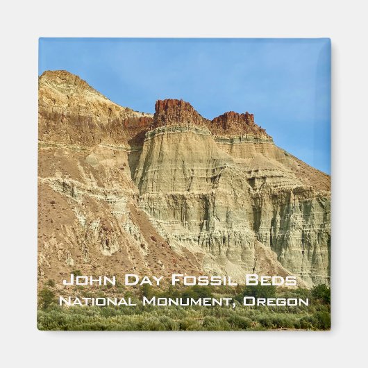 Souvenir Magnet: John Day Fossil Beds, OR Magnet (Vorne)