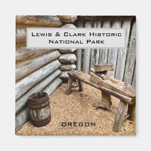 Souvenir Magnet: Lewis & Clark Nat'l Historic Park Magnet (Vorne)