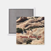 Souvenir Magnet: Yants Flats, St. George, UT Magnet (Vorderseite/Rückseite)