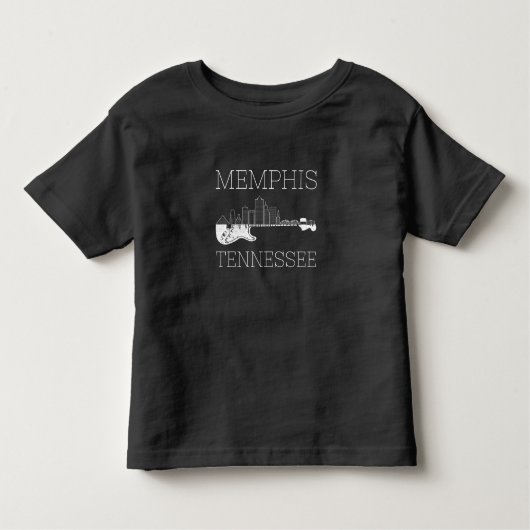 Souvenir Memphis Guitar Musik Kleinkind T-shirt (Vorderseite)